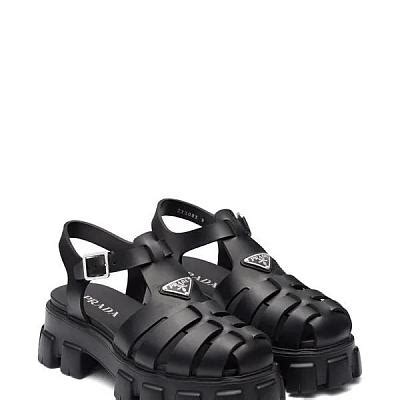 jelly shoes prada|designer leather sandals and jelly.